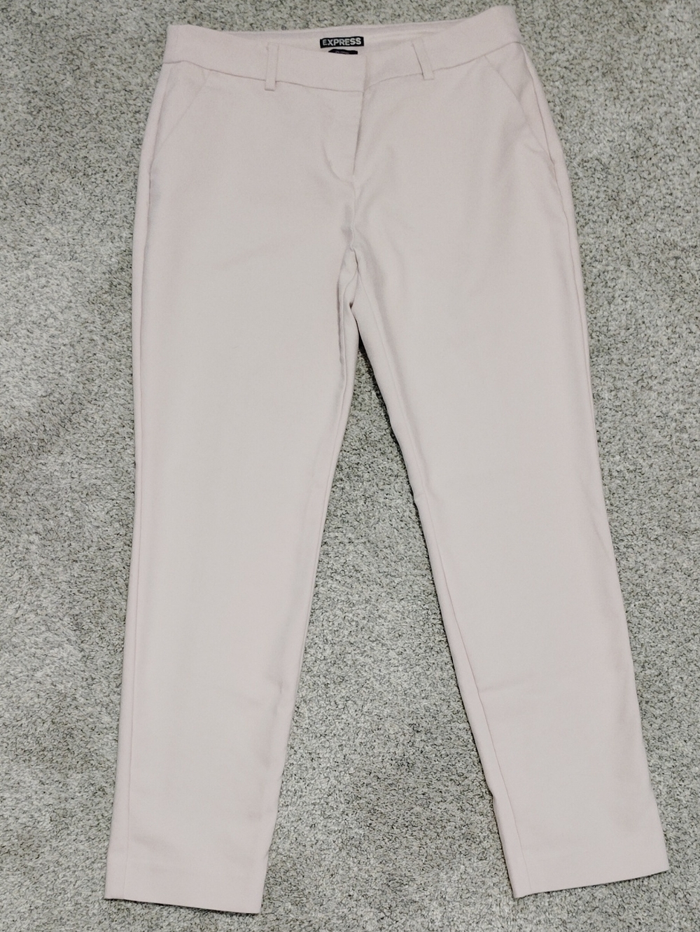 Express Women’s Slim Ankle Pants - Light Pink